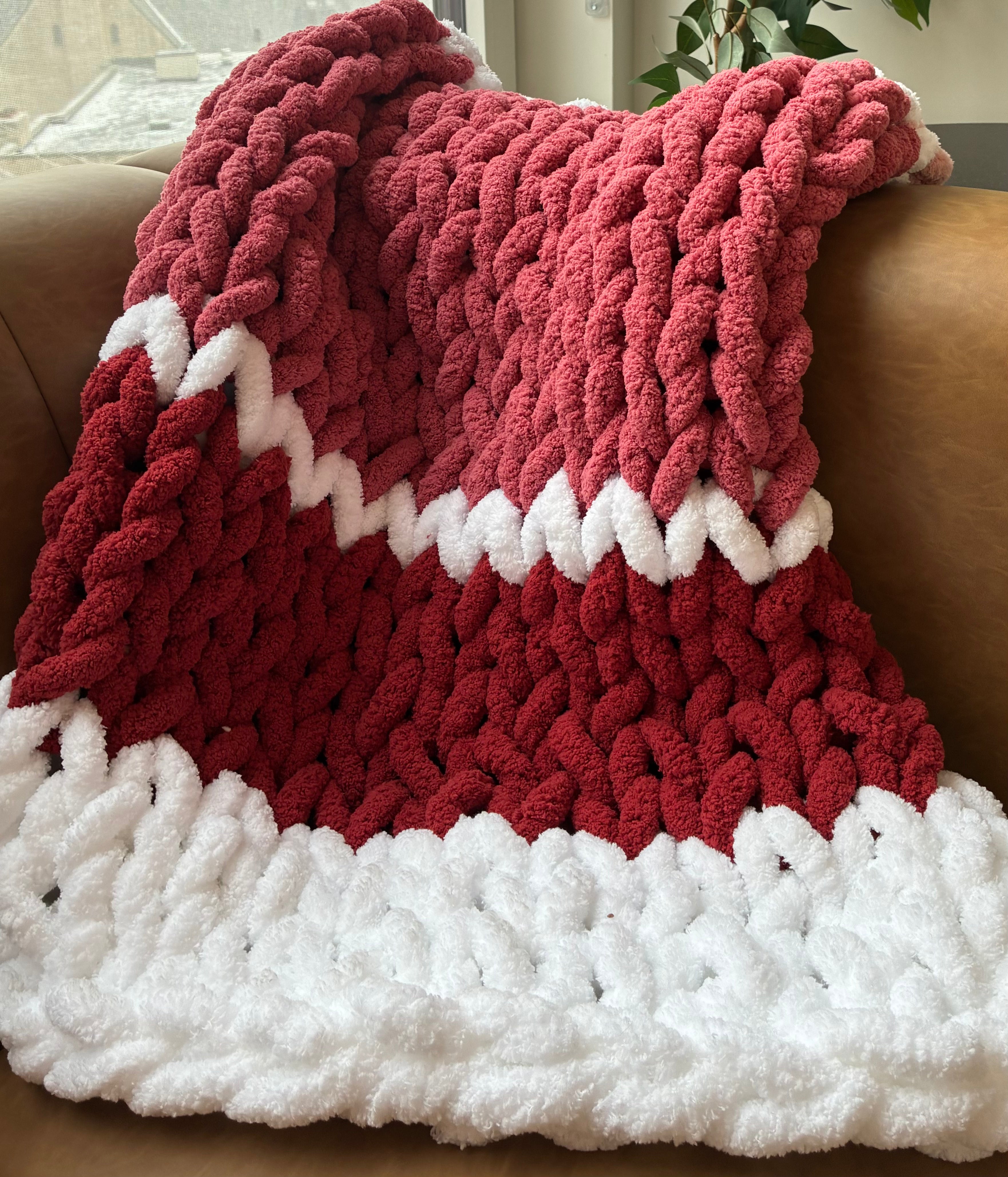 Three-Toned Throw Blanket