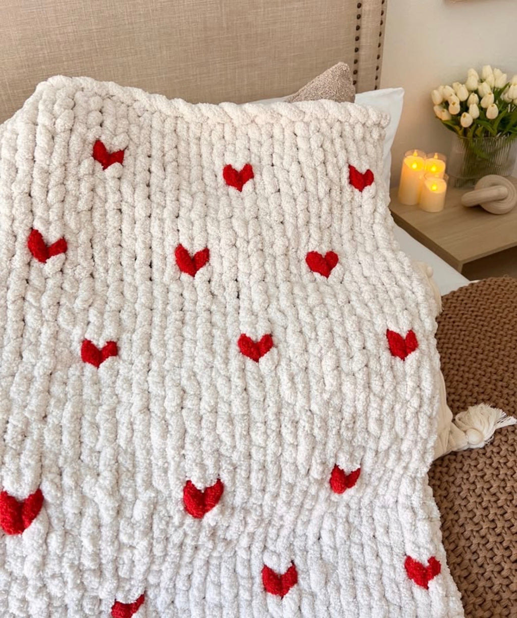 The Sweetheart Knit Blanket