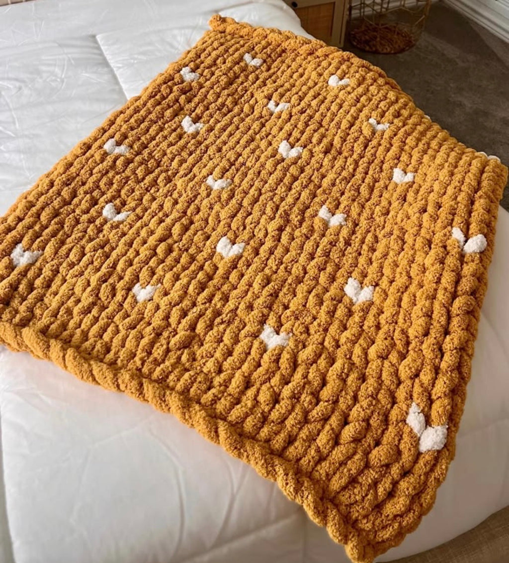The Sweetheart Knit Blanket