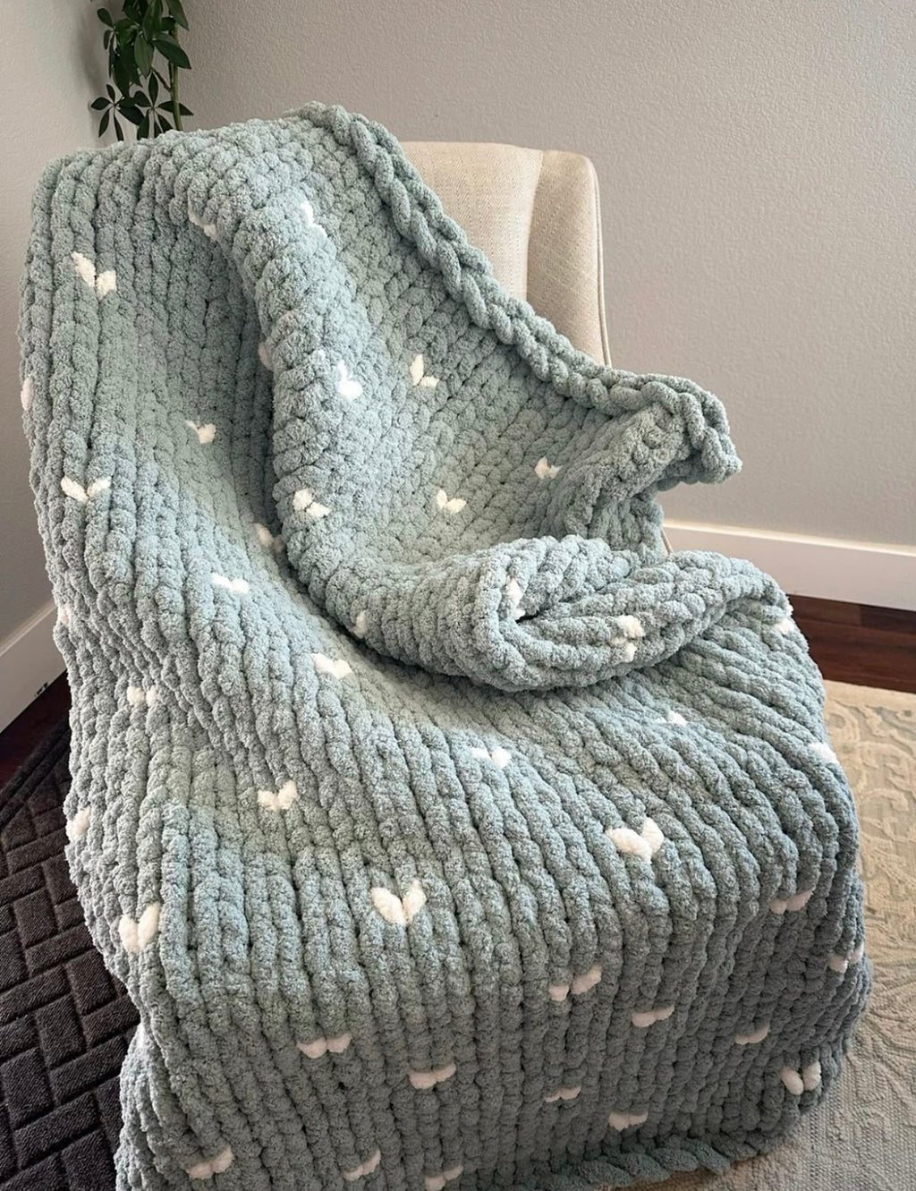The Sweetheart Knit Blanket